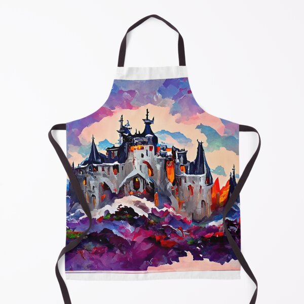 Item preview, House of Fronsloo Chavafort | Fantasy House Artwork | Medieval Castle Artwork | Fantasy Landscape Design designed and sold by AyfuDesigns.