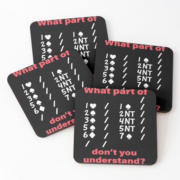 Item preview, Contract Bridge Grand Slam Bidding Duplicate Card Game Funny designed and sold by Peter Orum.