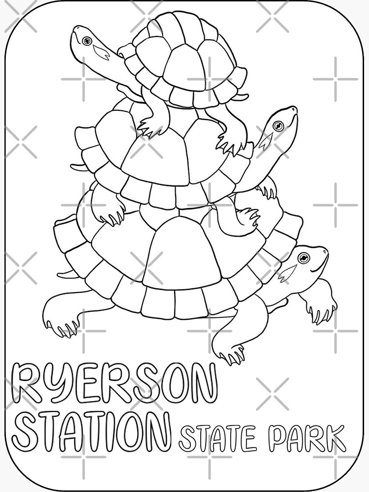 "Ryerson Station State Park " Sticker for Sale by triplew427 Redbubble