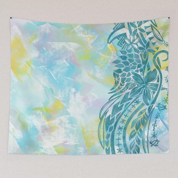 Item preview, Watercolor Polynesian Art Print 3441 designed and sold by sunnthreads.