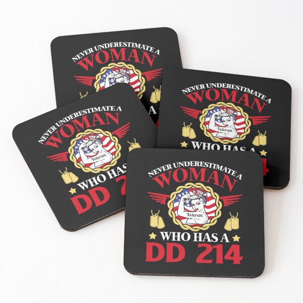Item preview, Never Underestimate A Woman Who Has A DD 214 Veteran Army Woman Mom designed and sold by severojuaireg66.