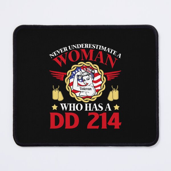 Item preview, Never Underestimate A Woman Who Has A DD 214 Veteran Army Woman Mom designed and sold by severojuaireg66.