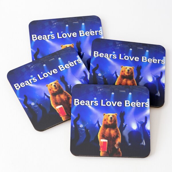 Item preview, Bears Love Beers designed and sold by MuscleCarTs.