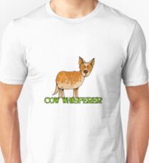 cow whisperer (red heeler) Unisex T-Shirt