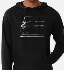 Chevy C-10 Pickup, black shirt Lightweight Hoodie