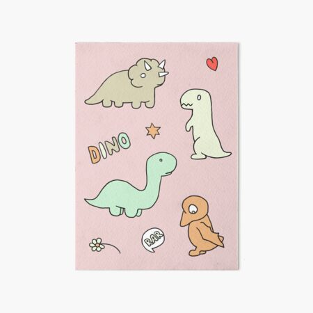 Cute Dinosaur Bundle Pack Sticker for Sale by MarinaGorban
