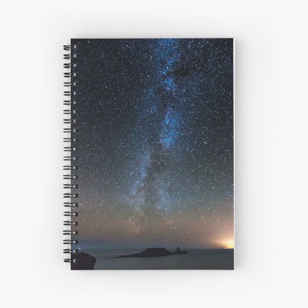 Worms Head Milky Way Spiral Notebook