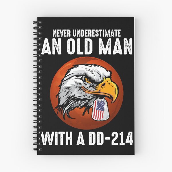 Item preview, Never Underestimate An Old Man With A DD 214 Army Veteran Father Grandfather designed and sold by ropersmythx88.