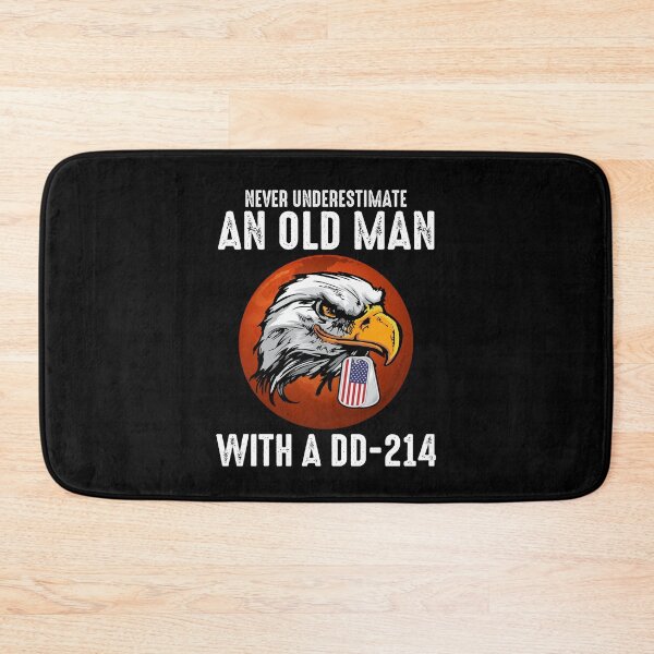 Item preview, Never Underestimate An Old Man With A DD 214 Army Veteran Father Grandfather designed and sold by ropersmythx88.