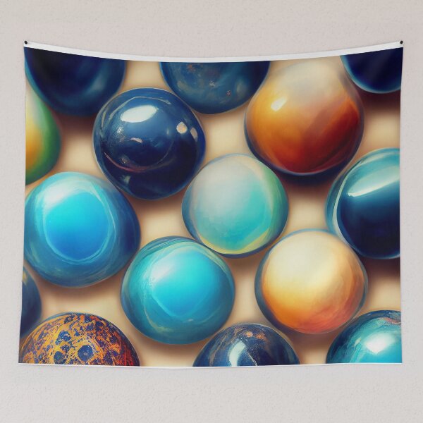 Item preview, Colorful Marbles  - Created by Artificial Intelligence designed and sold by Created-by-AI.
