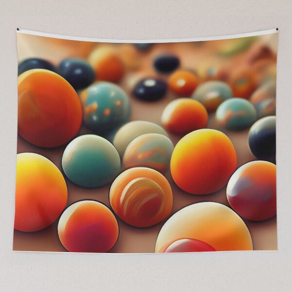 Item preview, Colorful Marbles  - Created by Artificial Intelligence designed and sold by Created-by-AI.