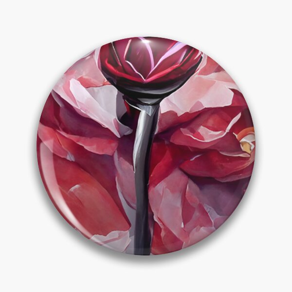 Item preview, Fiery Red Rose | Abstract Floral Arrangement designed and sold by AyfuDesigns.