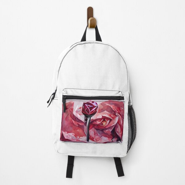 Item preview, Fiery Red Rose | Abstract Floral Arrangement designed and sold by AyfuDesigns.