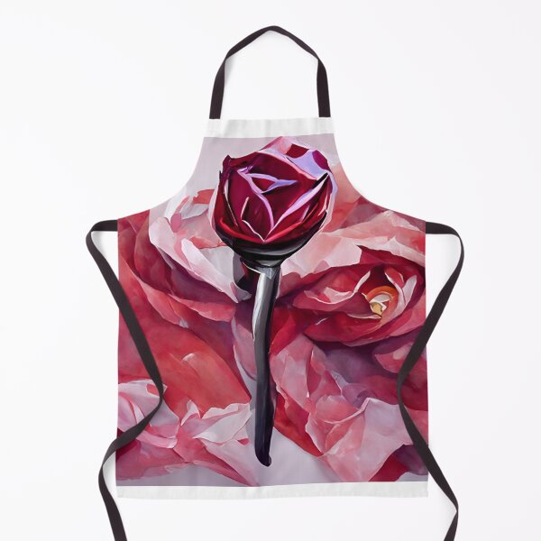 Item preview, Fiery Red Rose | Abstract Floral Arrangement designed and sold by AyfuDesigns.
