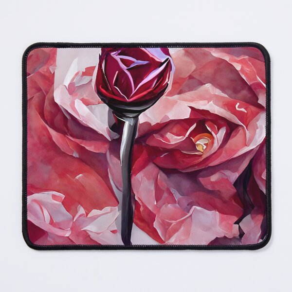 Item preview, Fiery Red Rose | Abstract Floral Arrangement designed and sold by AyfuDesigns.