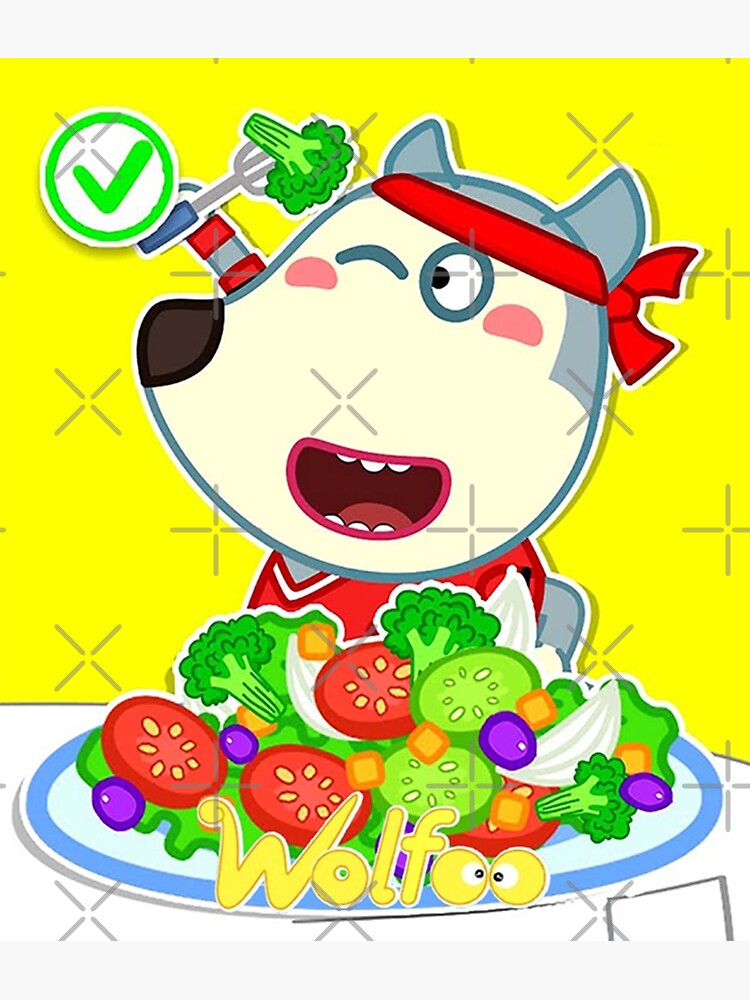 Wolfoo happy cartoon - Wolfoo Greeting Card for Sale by
