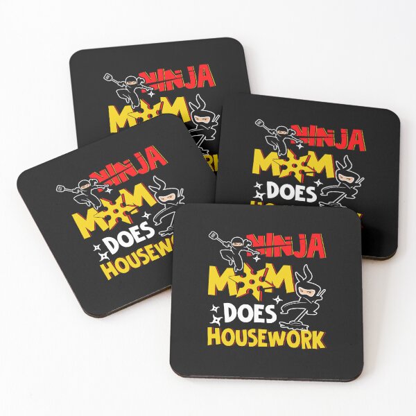 Item preview, Ninja Moms Do Housework Funny Family designed and sold by ropersmythx88.