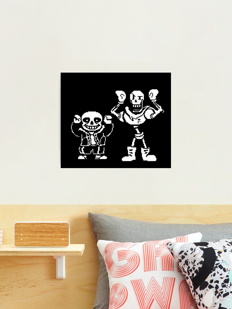 Sans and Papyrus Undertale 11x17 Print 