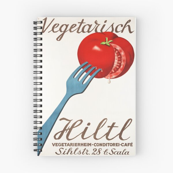 Item preview, VEGETARISCH HILTL Zurich Switzerland Vegetarian Restaurant 1933 Vintage Poster designed and sold by retroposters.