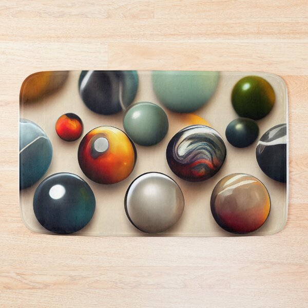 Item preview, Colorful Marbles  - Created by Artificial Intelligence designed and sold by Created-by-AI.