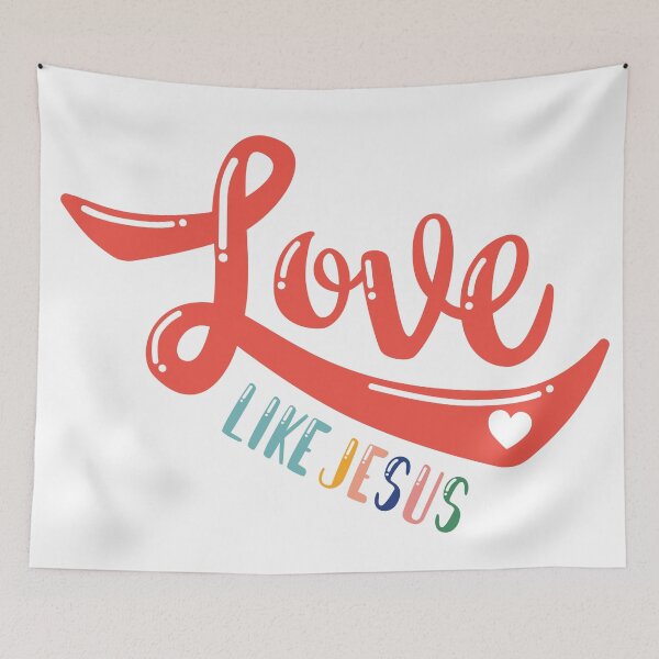 Item preview, Love Like Jesus designed and sold by themoodydecor.