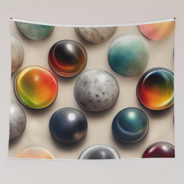 Item preview, Colorful Marbles  - Created by Artificial Intelligence designed and sold by Created-by-AI.