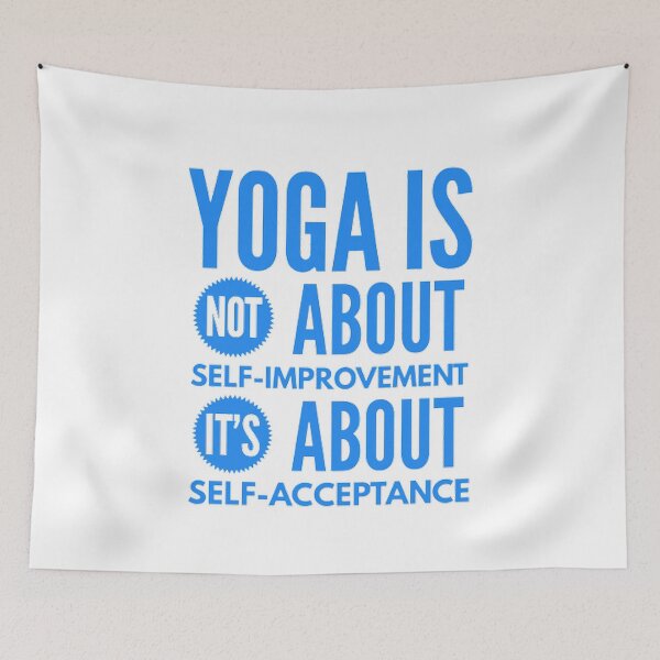 Item preview, Yogi is not about self-improvement it's about self-acceptance designed and sold by Hammy97.