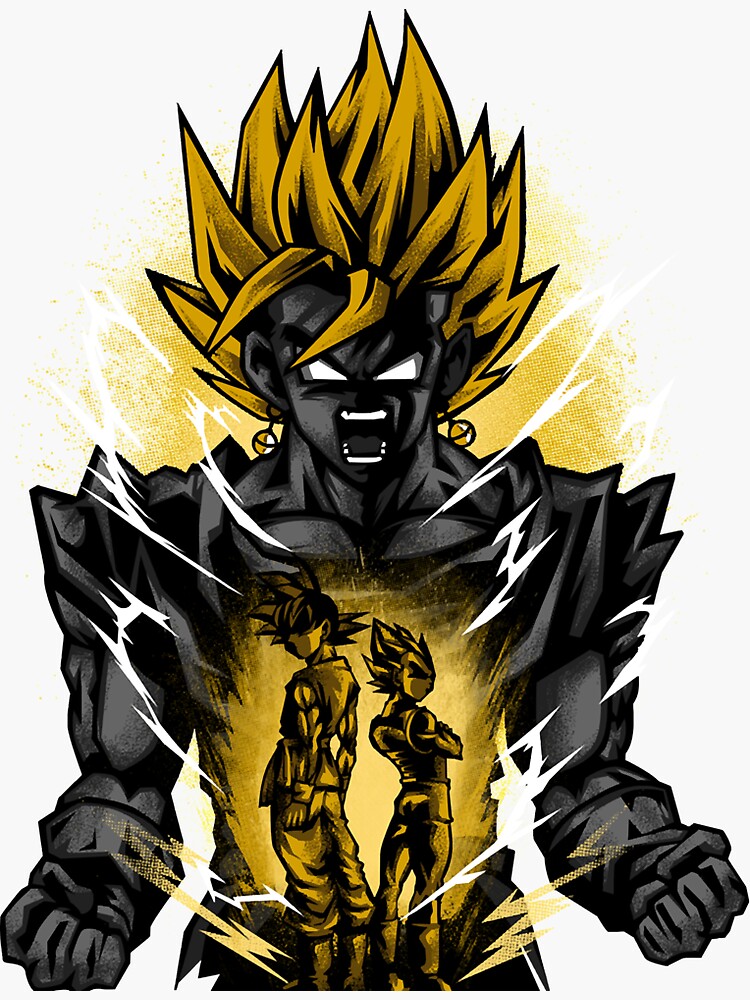 Attack Of Vegetto Sticker For Sale By Adellebeahan Redbubble 1757