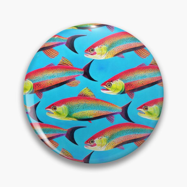 Item preview, Rainbow Trout Pattern designed and sold by ThePurpleMelon.