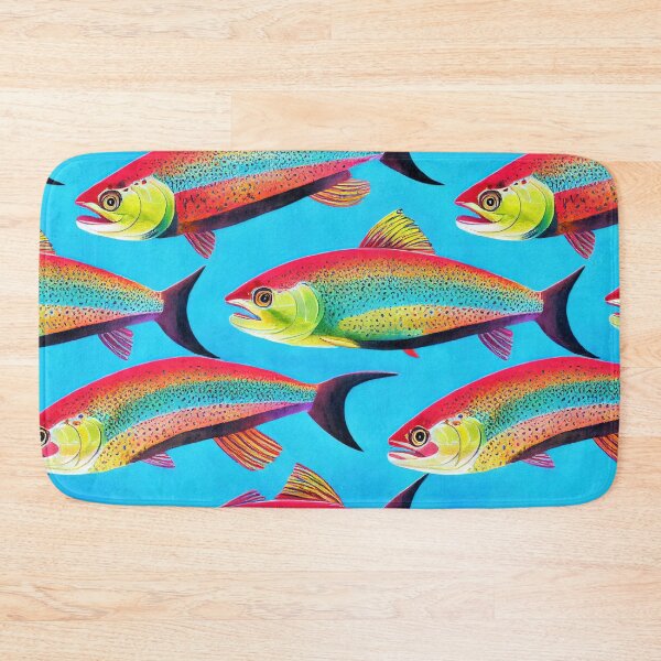 Item preview, Rainbow Trout Pattern designed and sold by ThePurpleMelon.