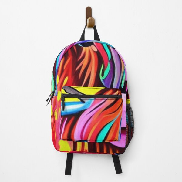 Item preview, Rainbow Highland Cow designed and sold by Ashley Gagnon.