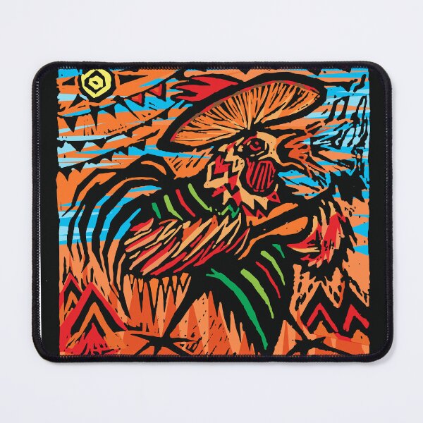 Item preview, Sing on Fire Rooster Linocut Vintage Print  designed and sold by DimensionalPit.