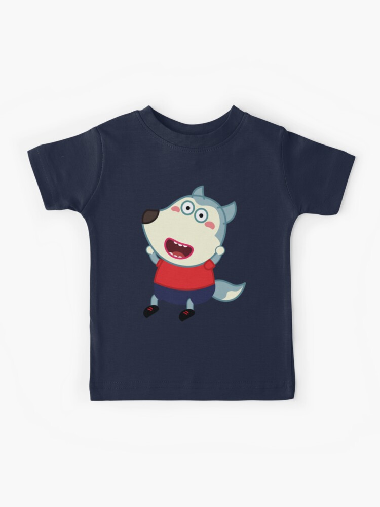 Wolfoo Cartoon Character Kids T-Shirt for Sale by HajimeKambe