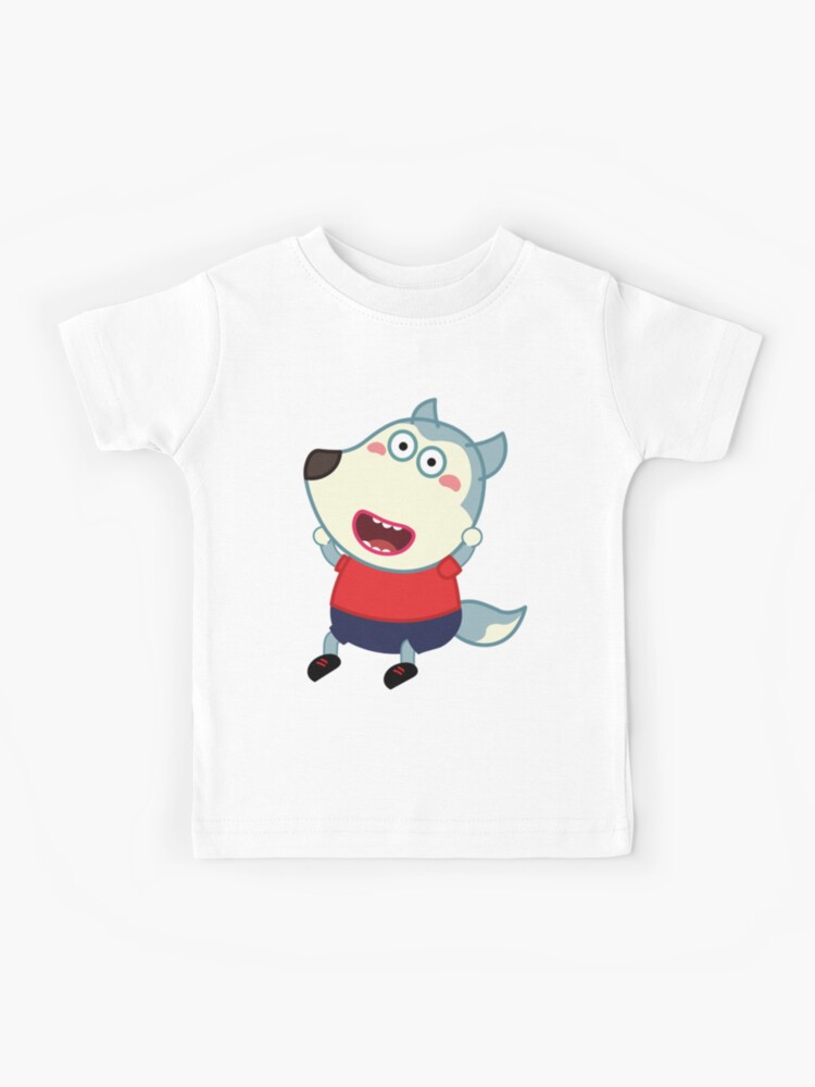 Wolfoo Cartoon Character Kids T-Shirt for Sale by HajimeKambe