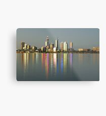Perth Skyline Metal Print