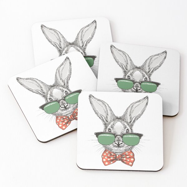 Item preview, Rabbit in glasses designed and sold by Stus RoadTrips.