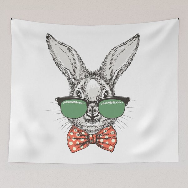 Item preview, Rabbit in glasses designed and sold by Stus RoadTrips.