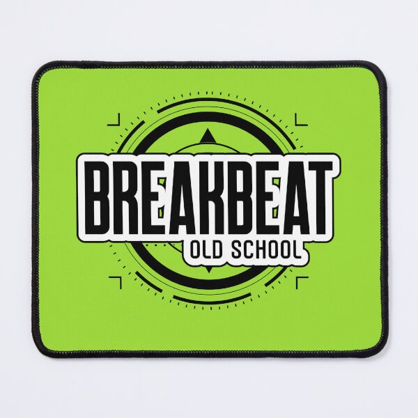 Item preview, Breakbeat Old School (Black) designed and sold by Discothreadz.