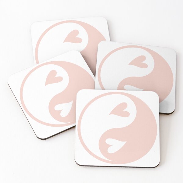 Item preview, Yin Yang Love (Pink) designed and sold by baldbird.