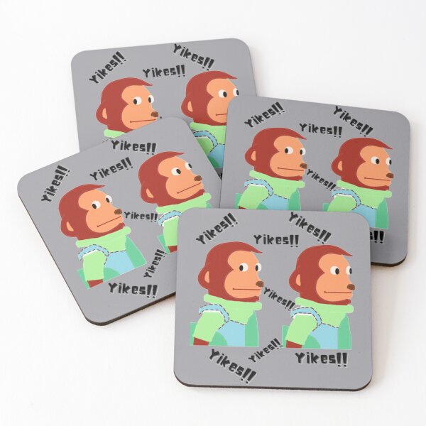 Item preview, yikes! Monkey meme   designed and sold by conradxbswatson.