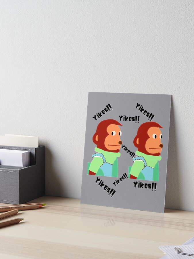 Meme Monkey Art Board Prints for Sale