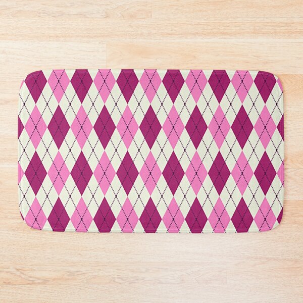 Item preview, Simple Pink Argyle Sweater Pattern designed and sold by Tamas Das.