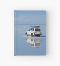 Car on water - Salar Uyuni Hardcover Journal