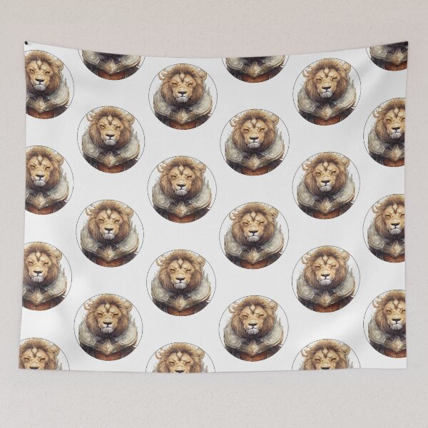 Item preview, Lion warrior king designed and sold by SteamedSashimi.