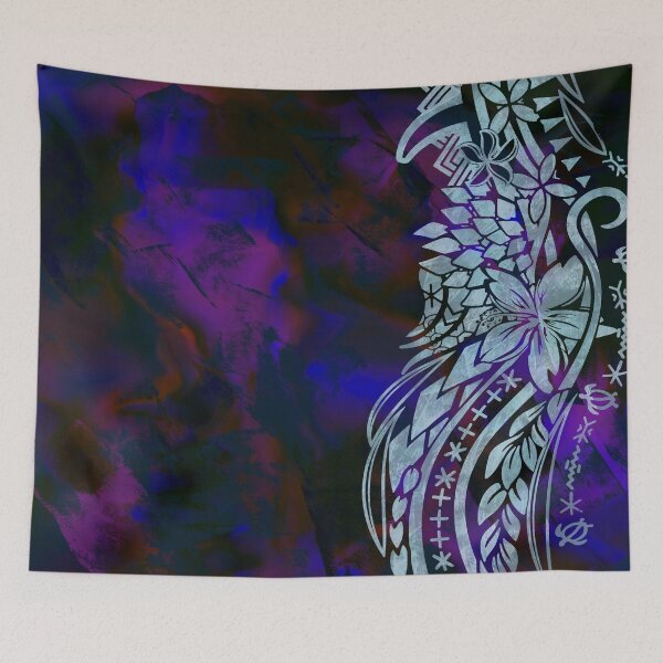 Item preview, Watercolor Polynesian Art Print 3442 designed and sold by sunnthreads.