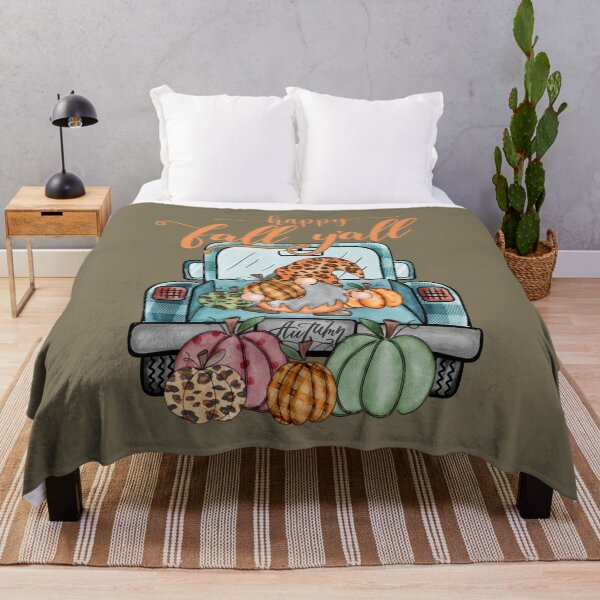 Item preview, Happy Fall Y'all - fall pumpkin truck designed and sold by Jessi-Sketches.