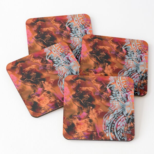 Item preview, Kona Lava Watercolor Polynesian Art Print 3443 designed and sold by sunnthreads.