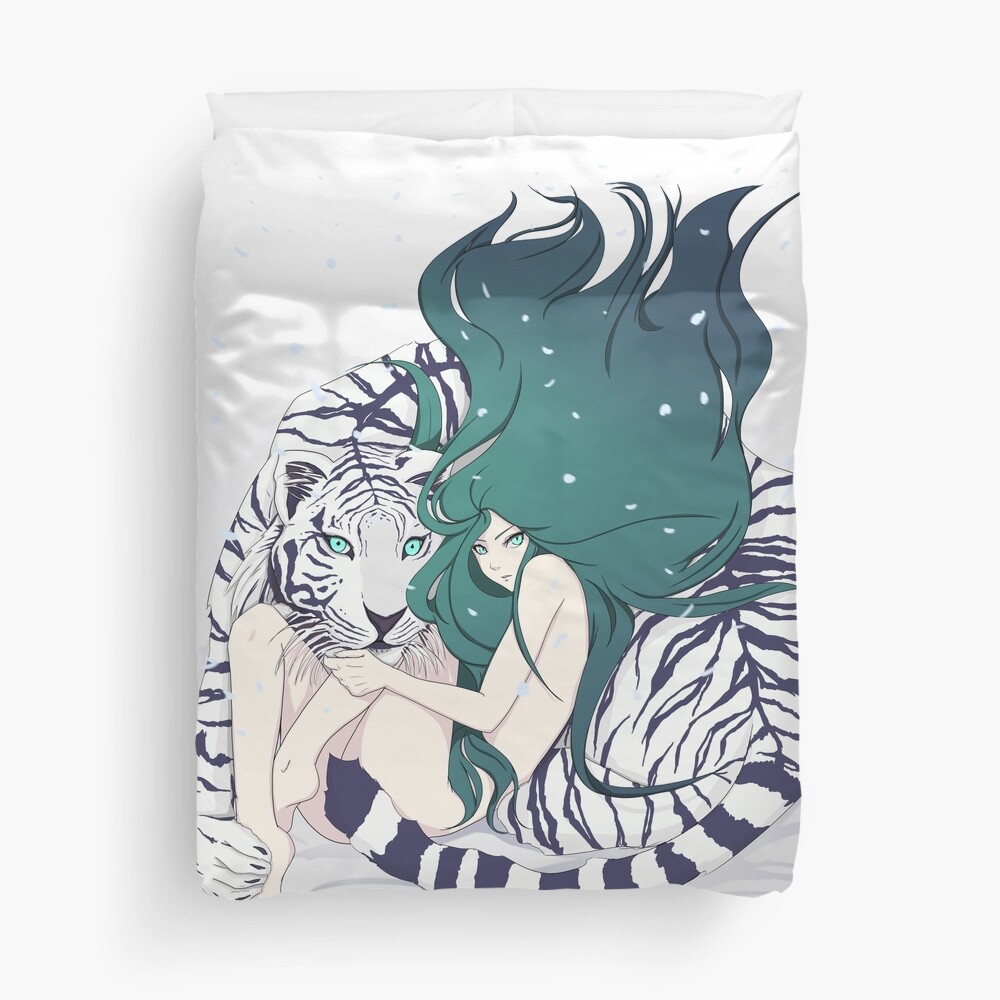 Frosty Goddess Duvet Cover