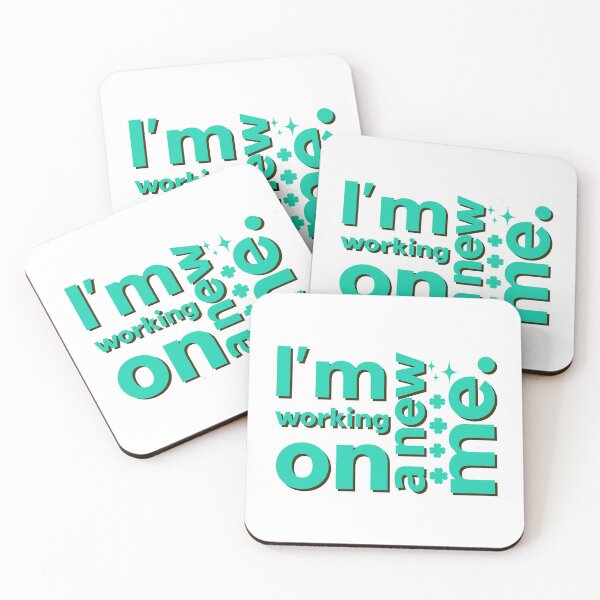 Item preview, I'm working on a new me. Motivational saying designed and sold by Emotionville.