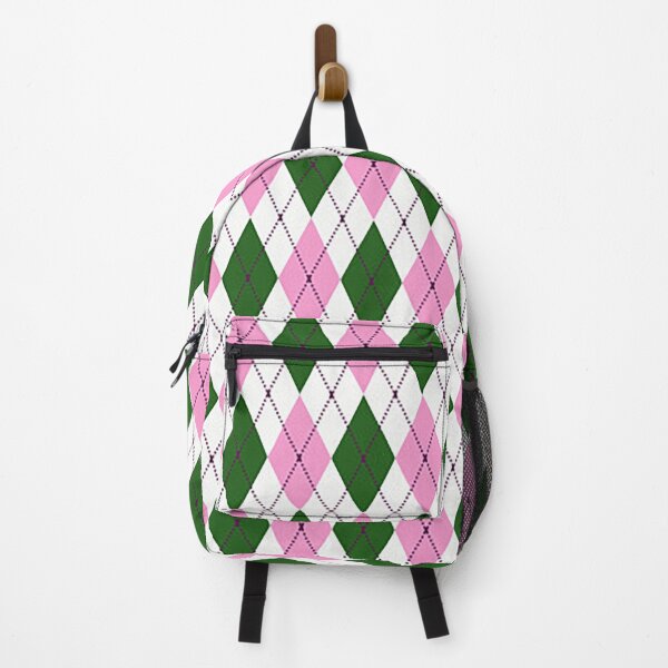 Item preview, Pink And Green Argyle Sweater Pattern designed and sold by Tamas Das.